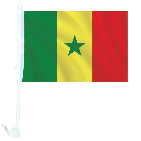 Flags of the World - Senegal Car Flag