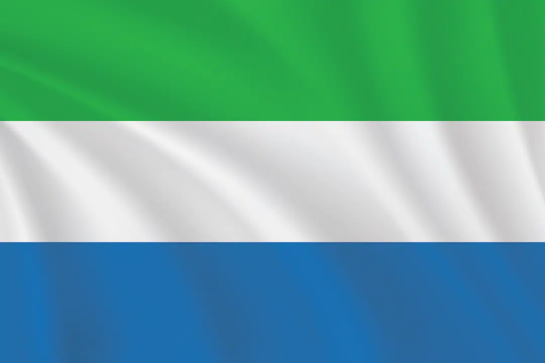 Flags of the World 2:3 Ratio Sierra Leone Flag