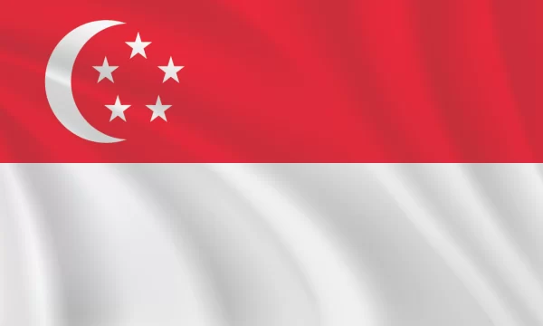 3:5 Ratio Singapore Flag