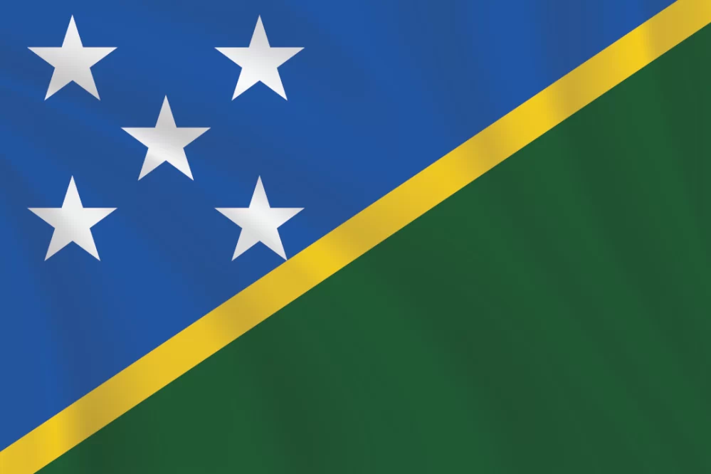 Flags of the World 2:3 Ratio Solomon Islands Flag