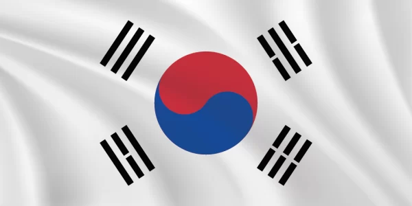 Flags of the World 1:2 Ratio South Korea Flag