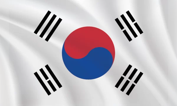 3:5 Ratio South Korea Flag