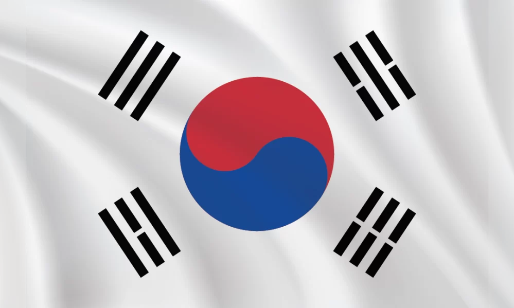 3:5 Ratio South Korea Flag
