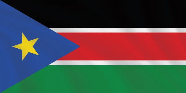 Flags of the World 1:2 Ratio South Sudan Flag