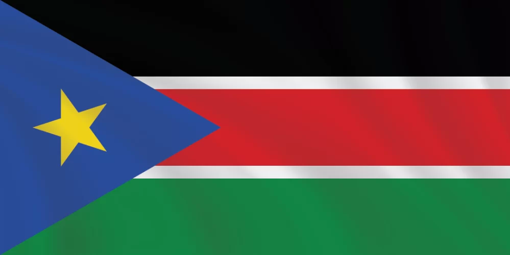 Flags of the World 1:2 Ratio South Sudan Flag