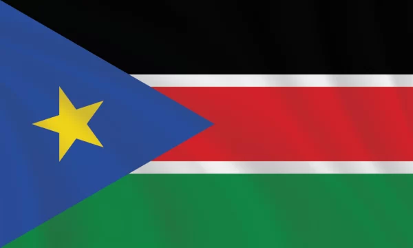 3:5 Ratio South Sudan Flag
