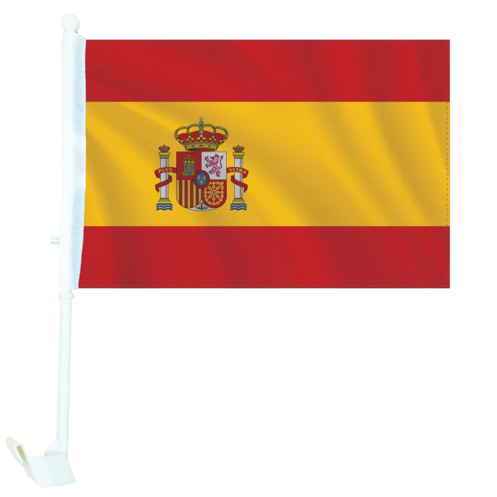 Flags of the World - Spain Car Flag