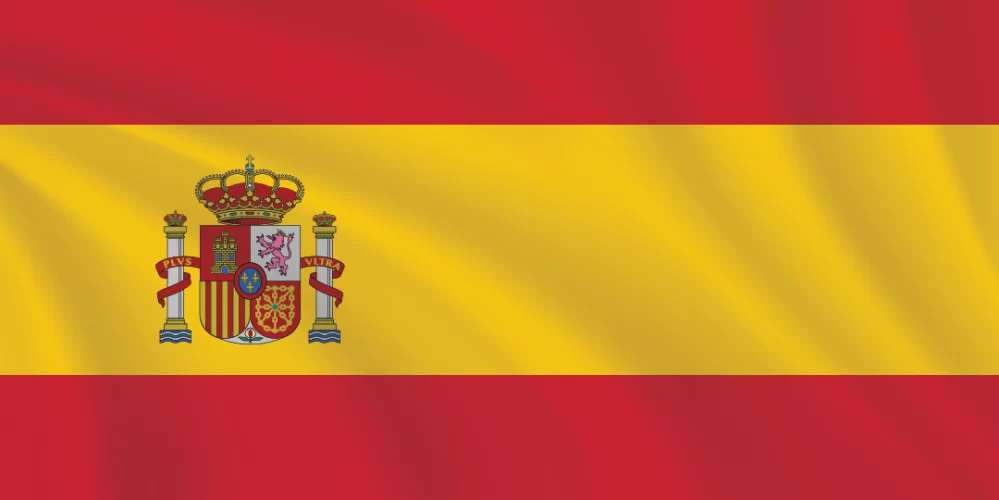 Flags of the World 1:2 Ratio Spain Flag