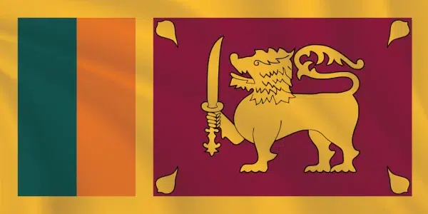 Flags of the World 1:2 Ratio Sri Lanka Flag