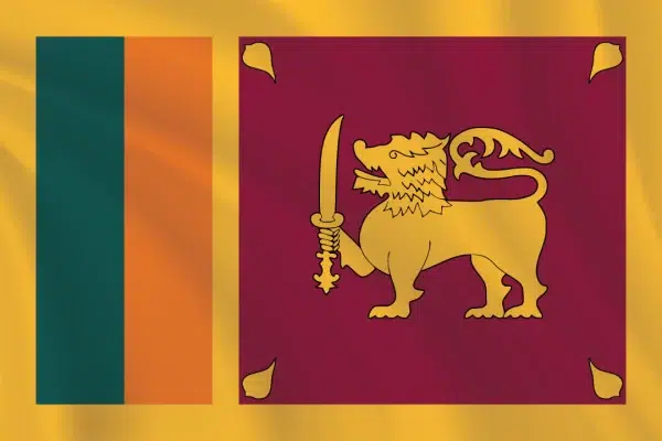 Flags of the World 2:3 Ratio Sri Lanka Flag
