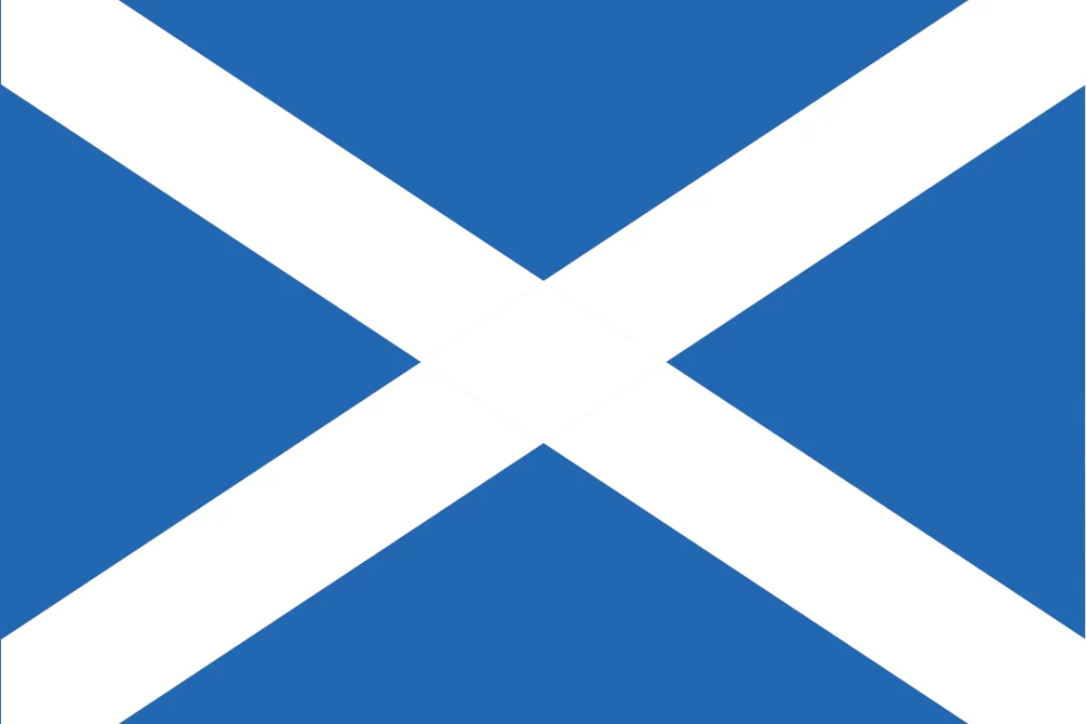 Flags of the World - 2:3 Ratio Scotland Flag (St. Andrew's Cross)