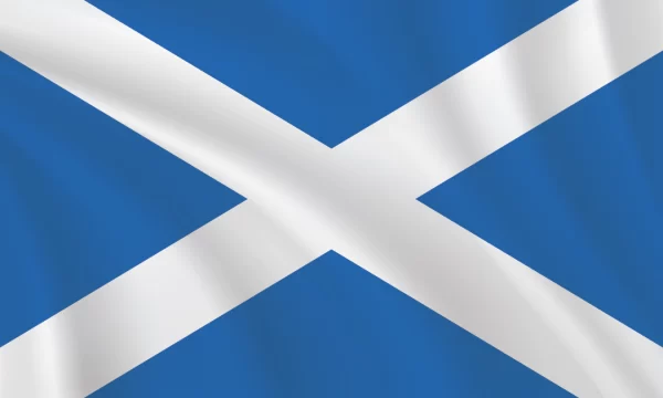 Flags of the World - 3:5 Ratio Scotland Flag (St. Andrew's Cross)