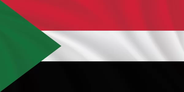 Flags of the World 1:2 Ratio Sudan Flag