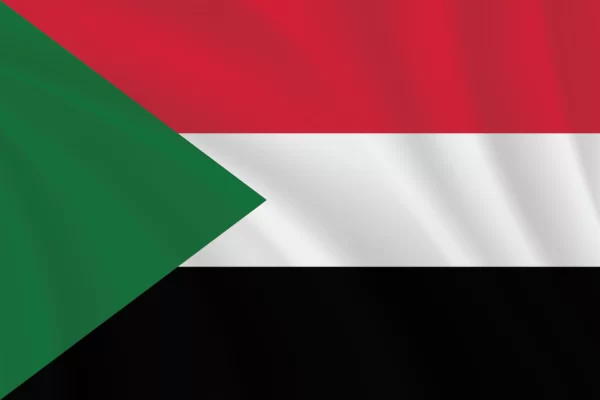 Flags of the World 2:3 Ratio Sudan Flag
