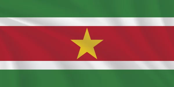 Flags of the World 1:2 Ratio Suriname Flag