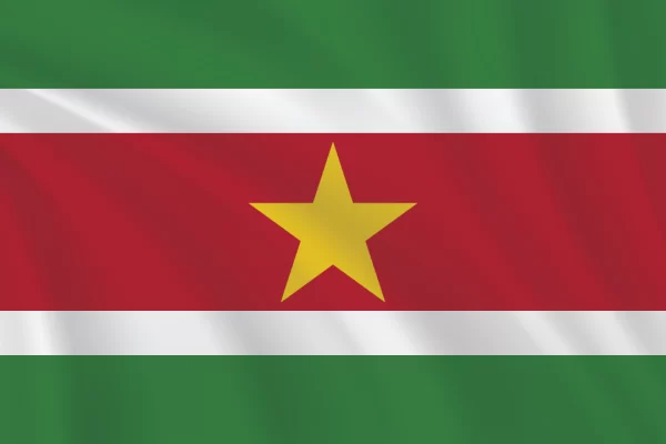 Flags of the World 2:3 Ratio Suriname Flag