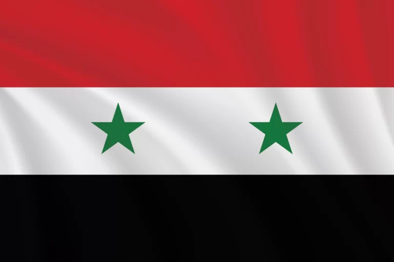 Flags of the World 2:3 Ratio Syria Flag
