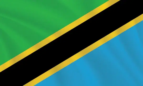 Flags of the World - 3:5 Ratio Tanzania Flag