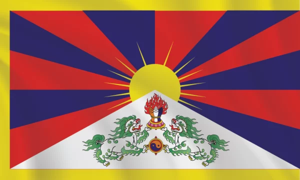Flags of the World - 3:5 Ratio Tibet Flag