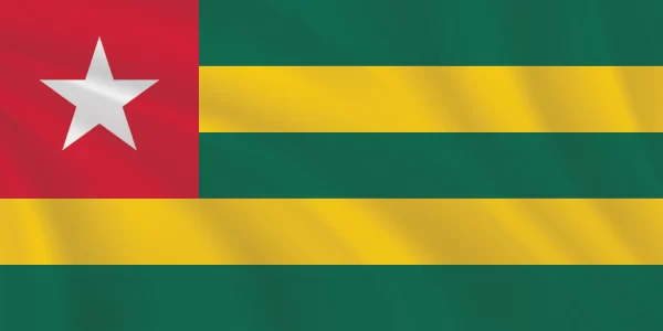 Flags of the World 1:2 Ratio Togo Flag