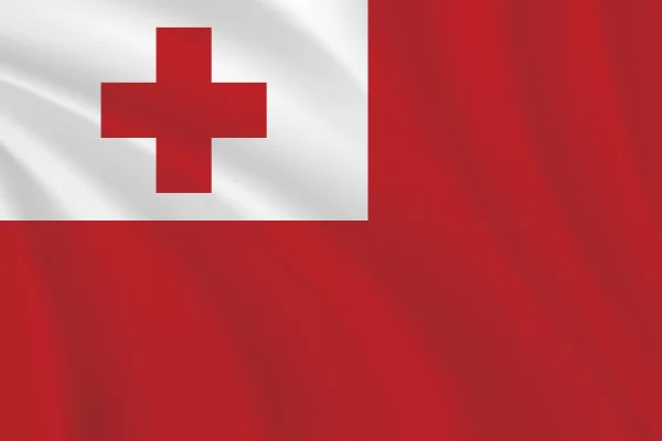 Flags of the World 2:3 Ratio Tonga Flag