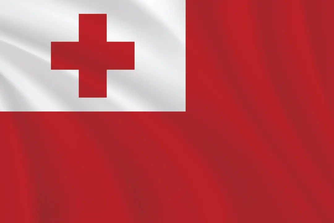 Flags of the World 2:3 Ratio Tonga Flag