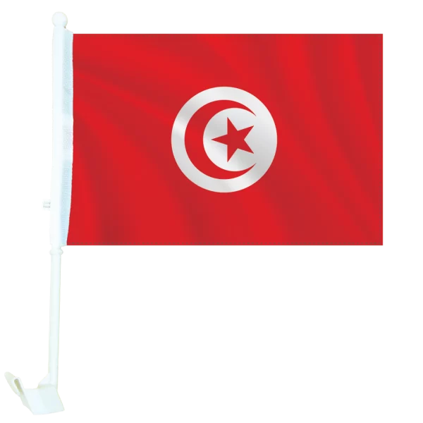 Flags of the World - Tunisia Car Flag