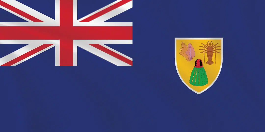 Flags of the World 1:2 Ratio Turks and Caicos Islands Flag