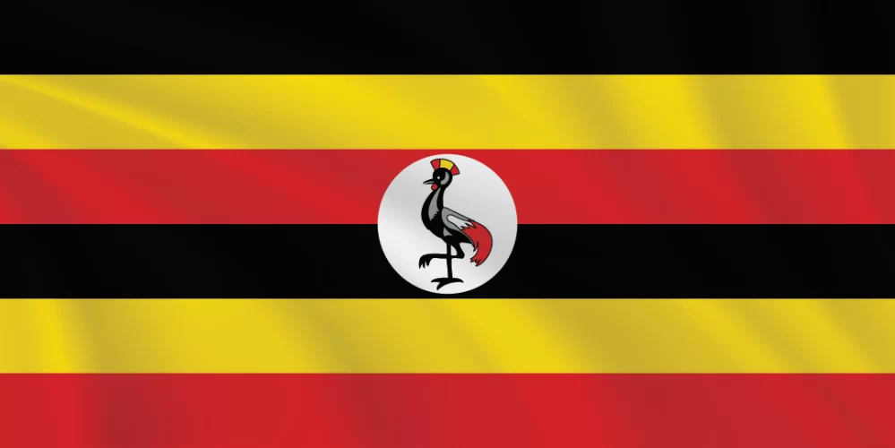 Flags of the World 1:2 Ratio Uganda Flag
