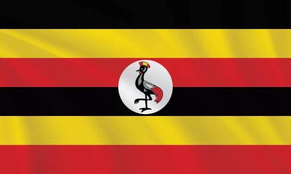 Flags of the World - 3:5 Ratio Uganda Flag