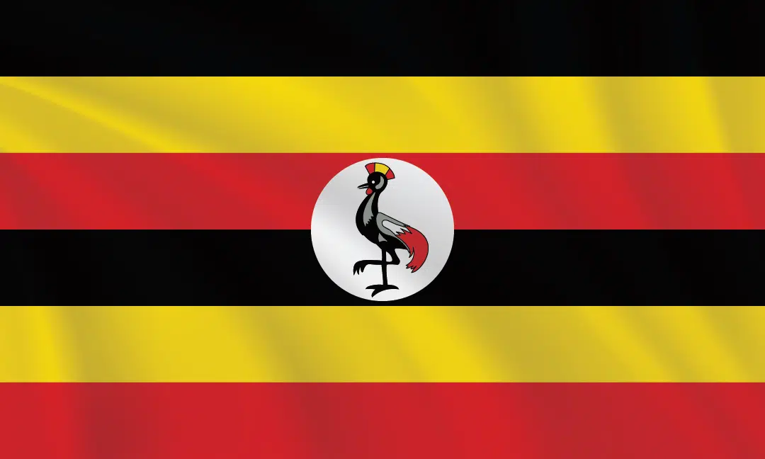 Flags of the World - 3:5 Ratio Uganda Flag