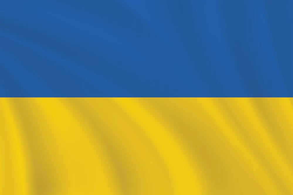 Flags of the World 2:3 Ratio Ukraine Flag