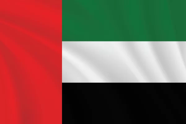 Flags of the World 2:3 Ratio United Arab Emirates Flag