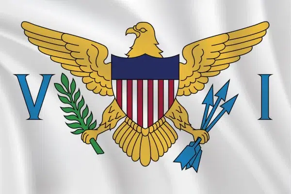 Flags of the World 2:3 Ratio United States Virgin Islands (USVI) Flag