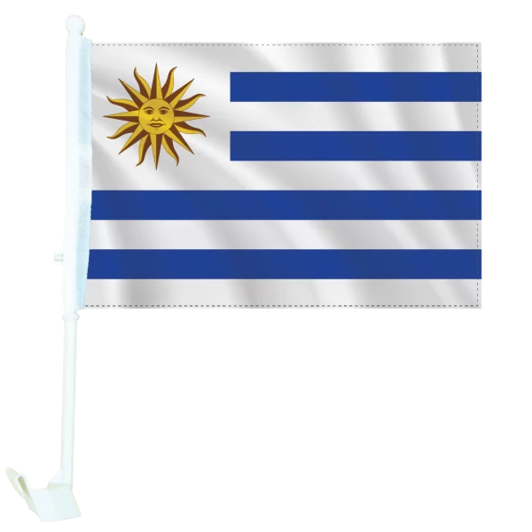 Uruguay Car Flag