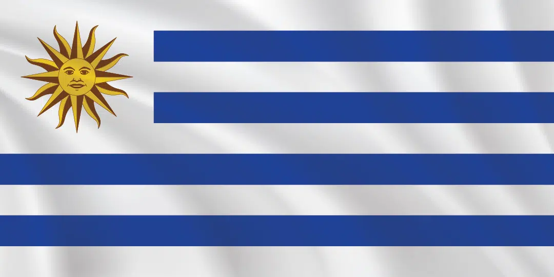 Flags of the World 1:2 Ratio Uruguay Flag