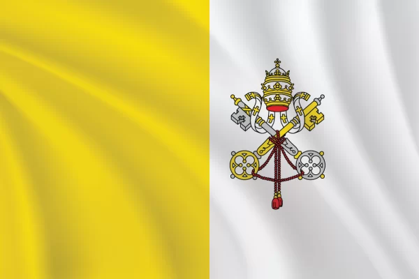 Flags of the World 2:3 Ratio Vatican City Flag