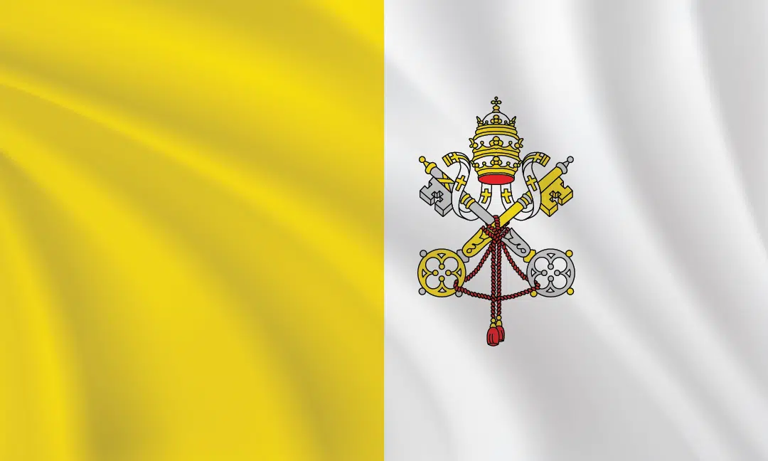 Flags of the World - 3:5 Ratio Vatican City Flag