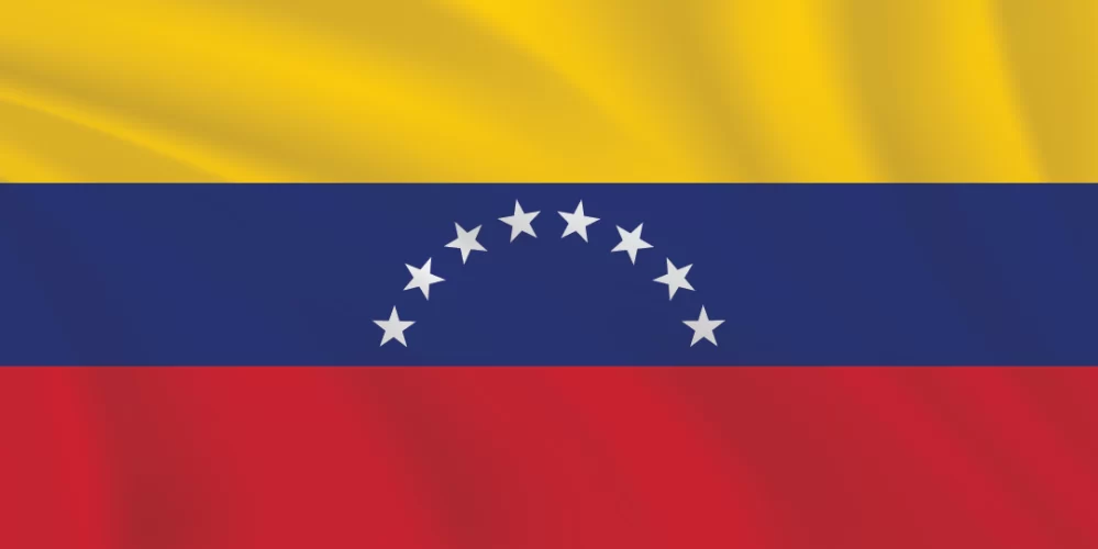Flags of the World 1:2 Ratio Venezuela Flag