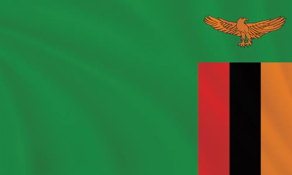 Flags of the World - 3:5 Ratio Zambia Flag
