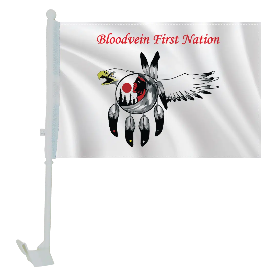 Bloodvein First Nation Car Flag