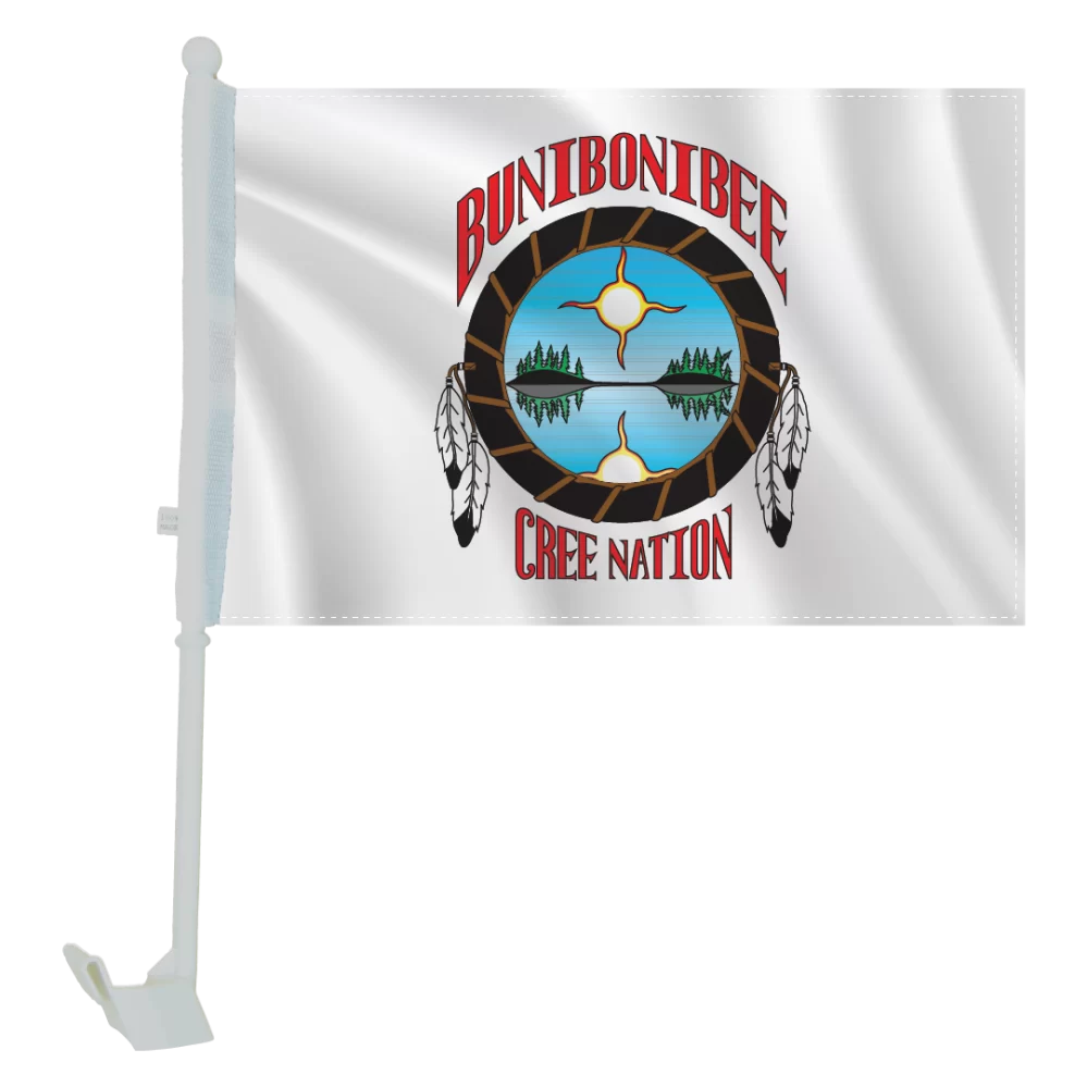 Bunibonibee Cree Nation Car Flag