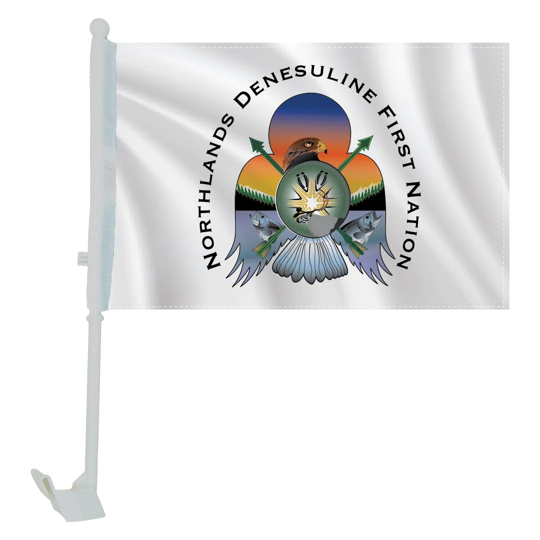 Northlands denesuline car flag