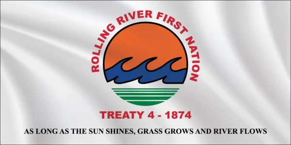 Rolling river flag 1x2
