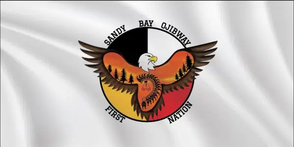 Sandy bay ojibway flag 1x2