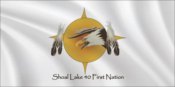 Shoal lake 40 flag 1x2