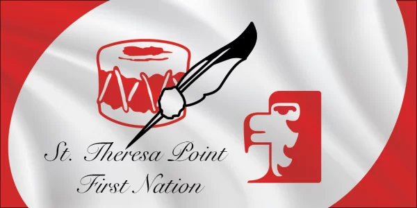 St Theresa point flag 1x2