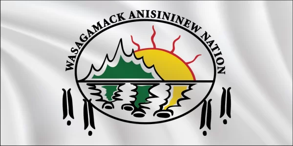 Wasagamack anisinine flag 1x2
