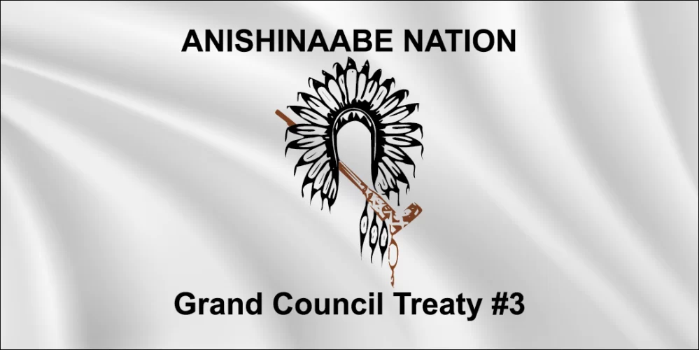 Treaty 3 flag in 1:2 proportions