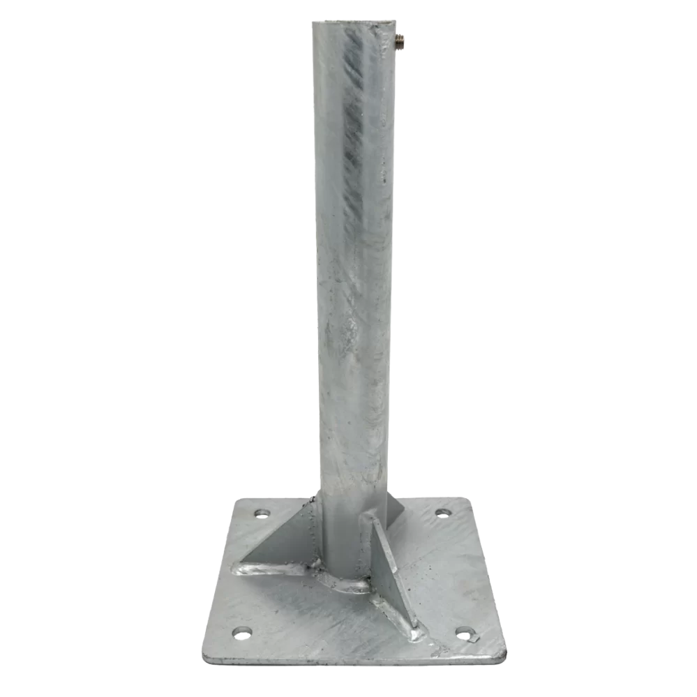 1.5-inch Vertical Galvanized Steel flagpole Bracket